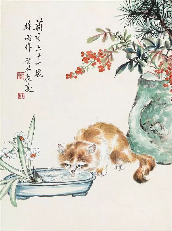 孙菊生他是物理学教授更是著名画家80幅