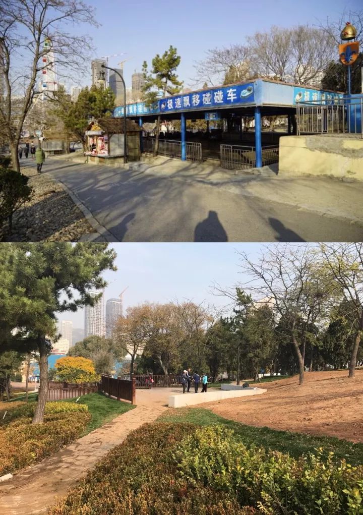 广州人民公园改造前后图片
