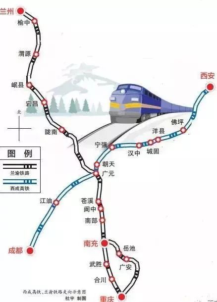 据央视新闻报道 备受关注的西成高铁 本周三(6日)起 咱们南部人可坐