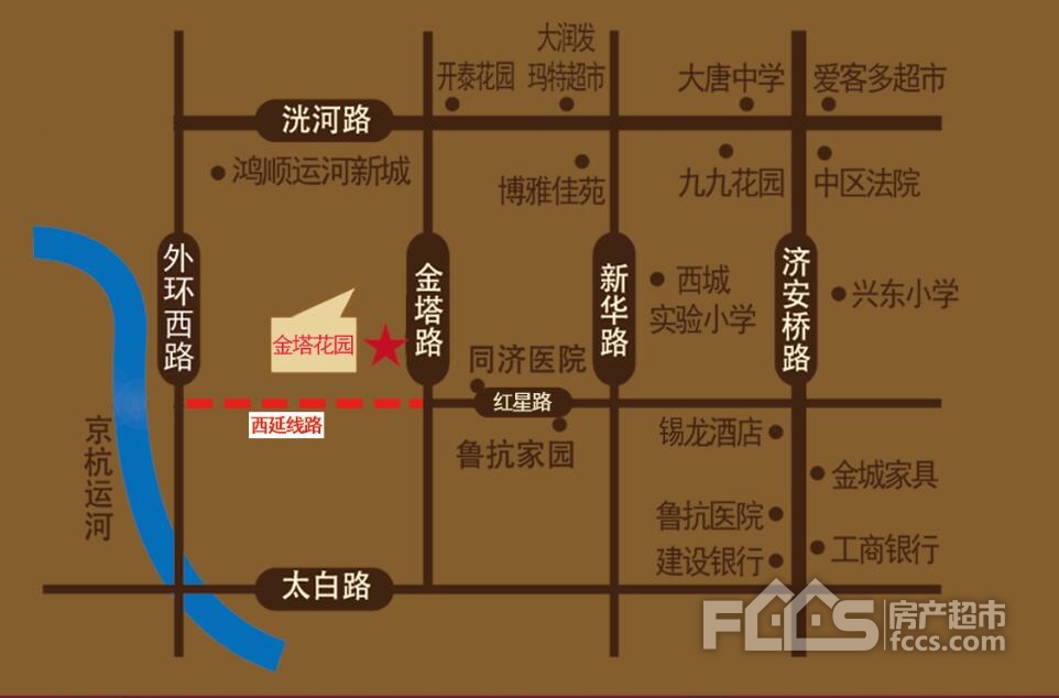 济宁常青路西延方案图图片