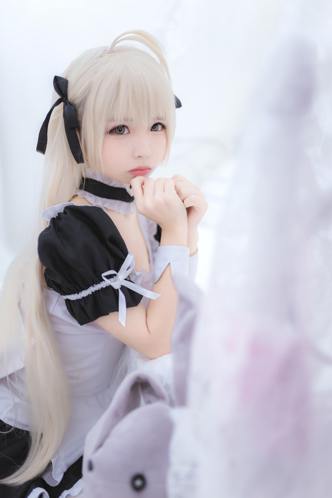 女仆装的穹妹 春日野穹 cosplay