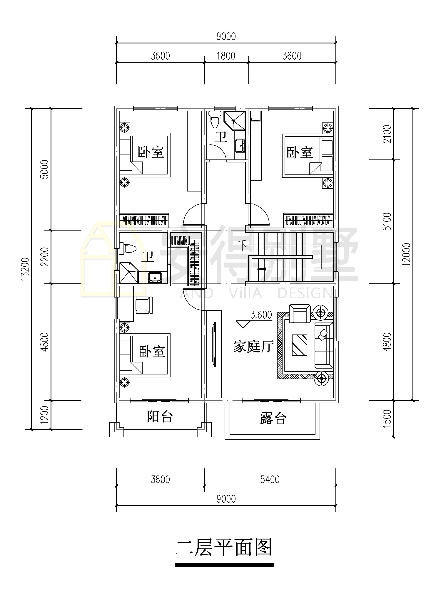 小面积别墅户型图大全图片