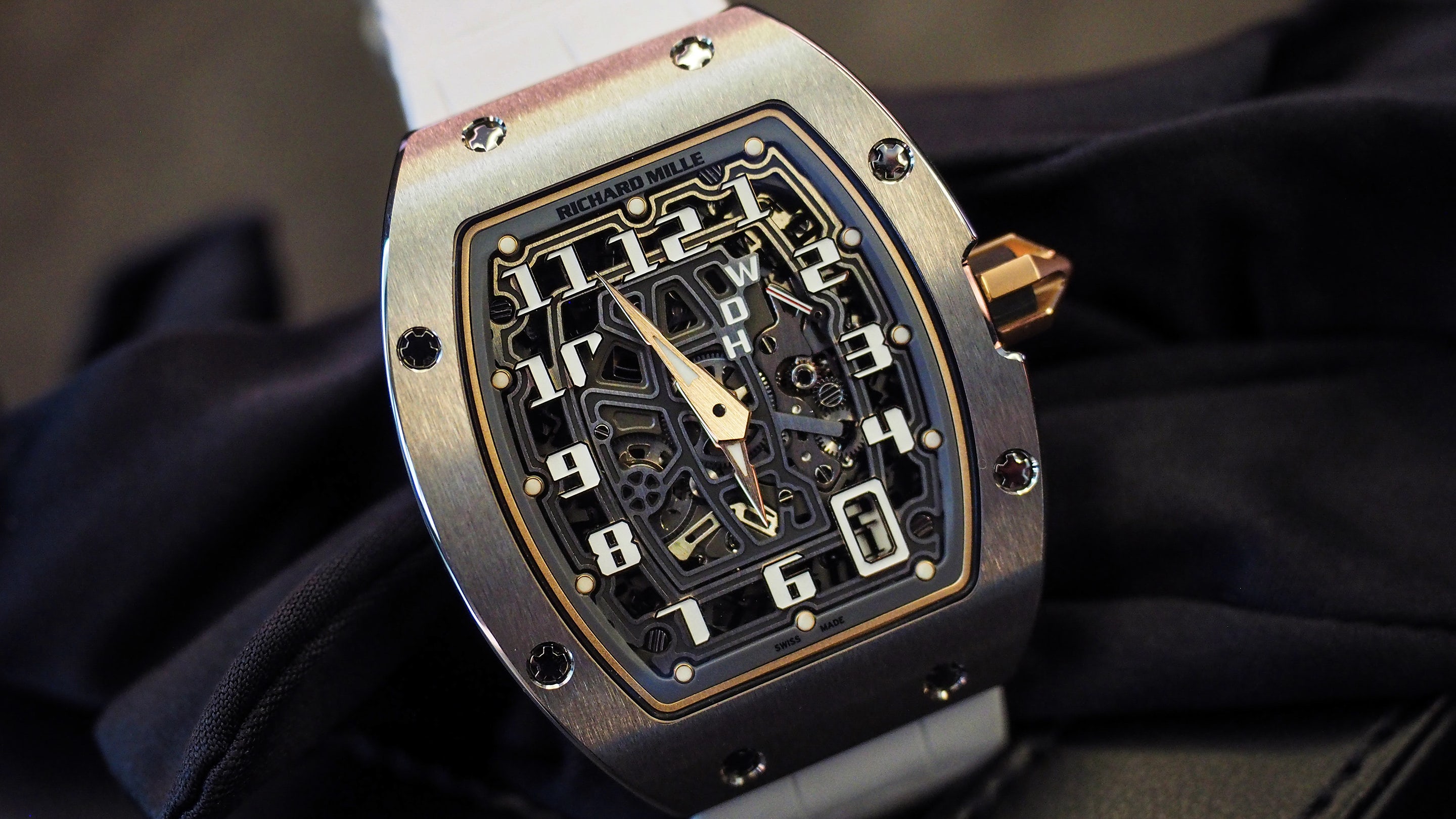理查德米勒rm067超薄自动男士机械手表