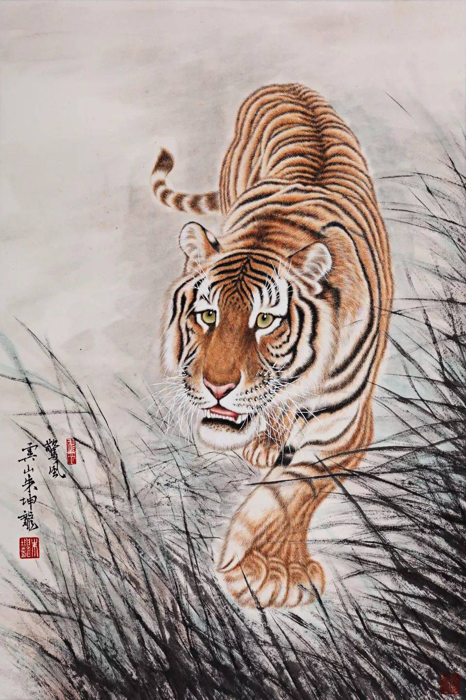 猛虎啸山林大王来寻山丨画酷画赏