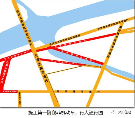 关注沭阳沂河大桥南首工程进入第二阶段城区这个路口开放通行