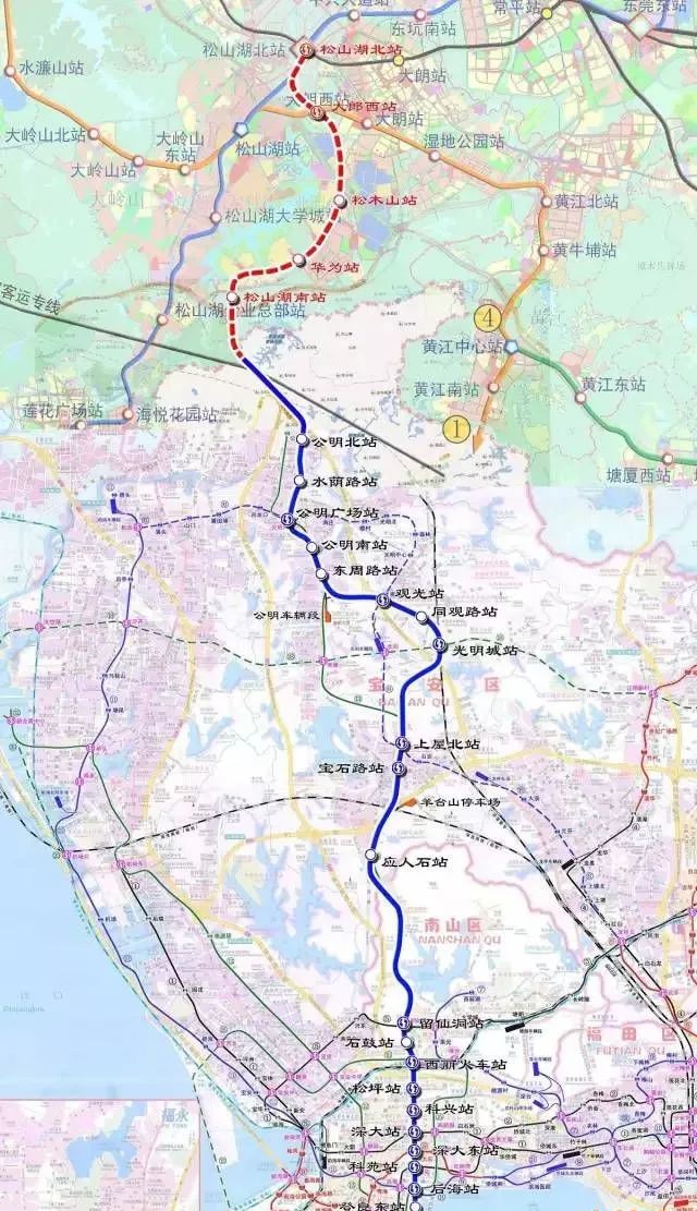 深圳14号线路图图片