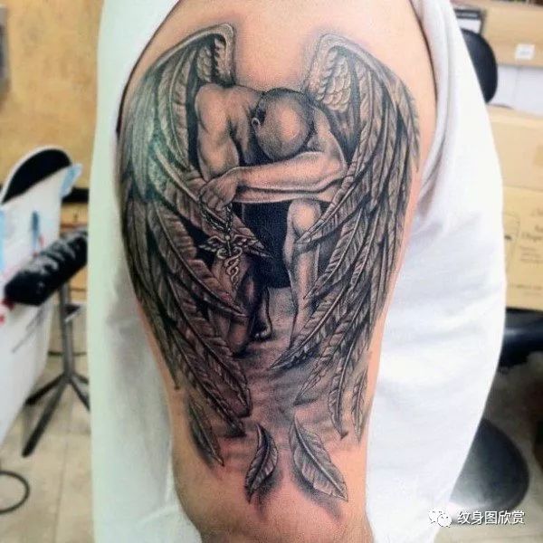 天使纹身寓意图片
