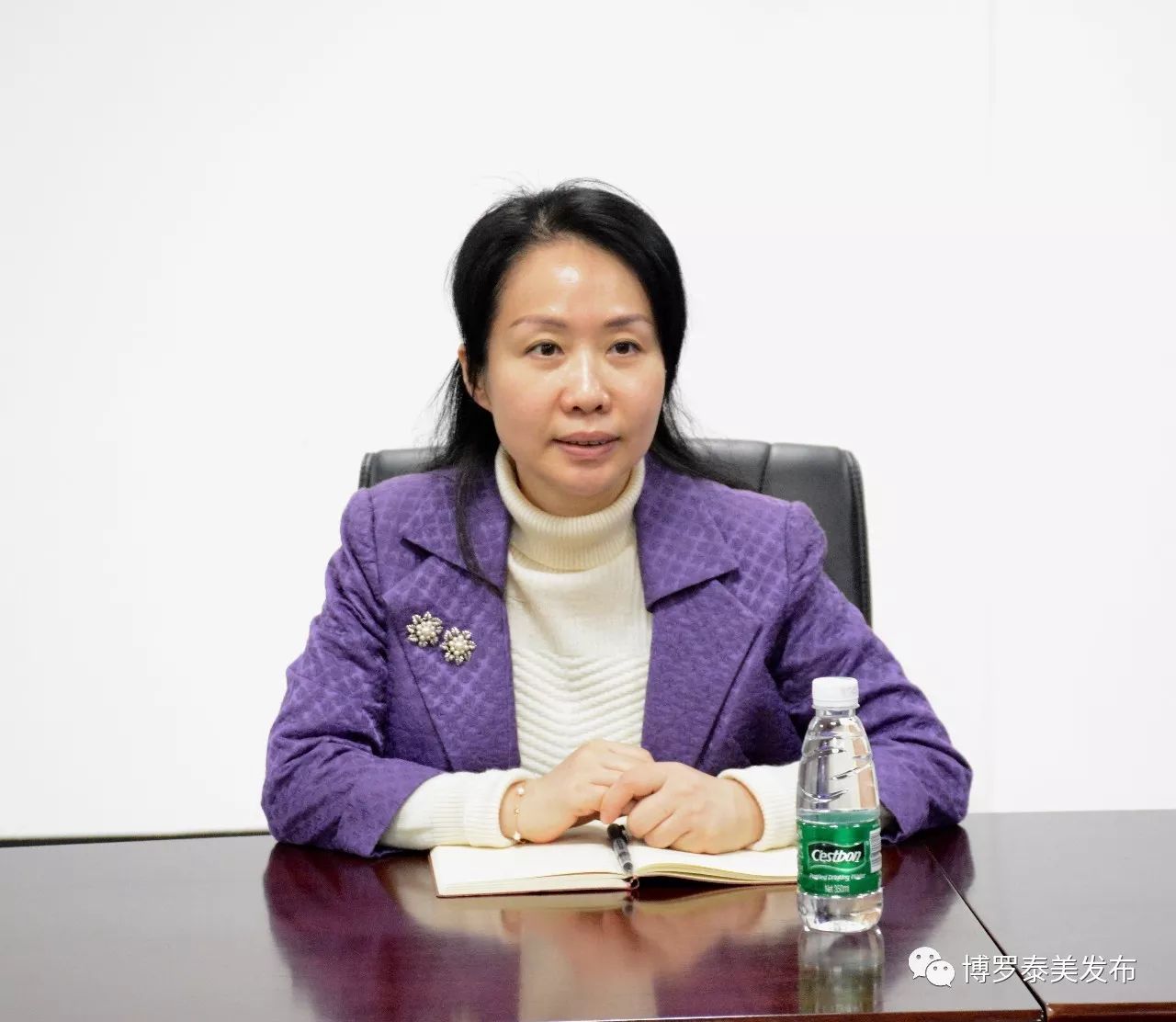 廖巍对新谱(惠州)电子有限公司的发展给予充分肯定,她鼓励企业要坚定
