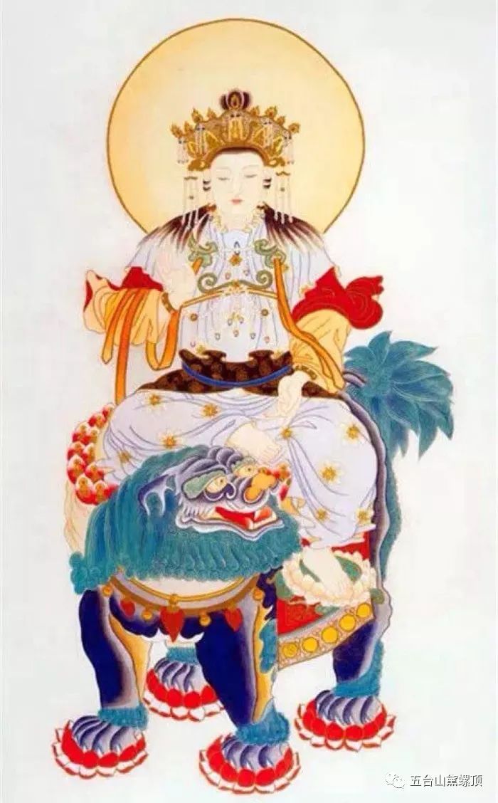 月山寺文殊菩萨图片