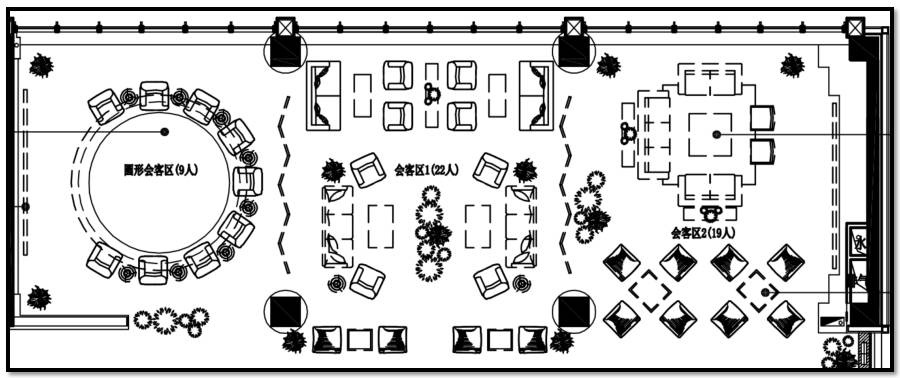 小型洽谈室平面图图片