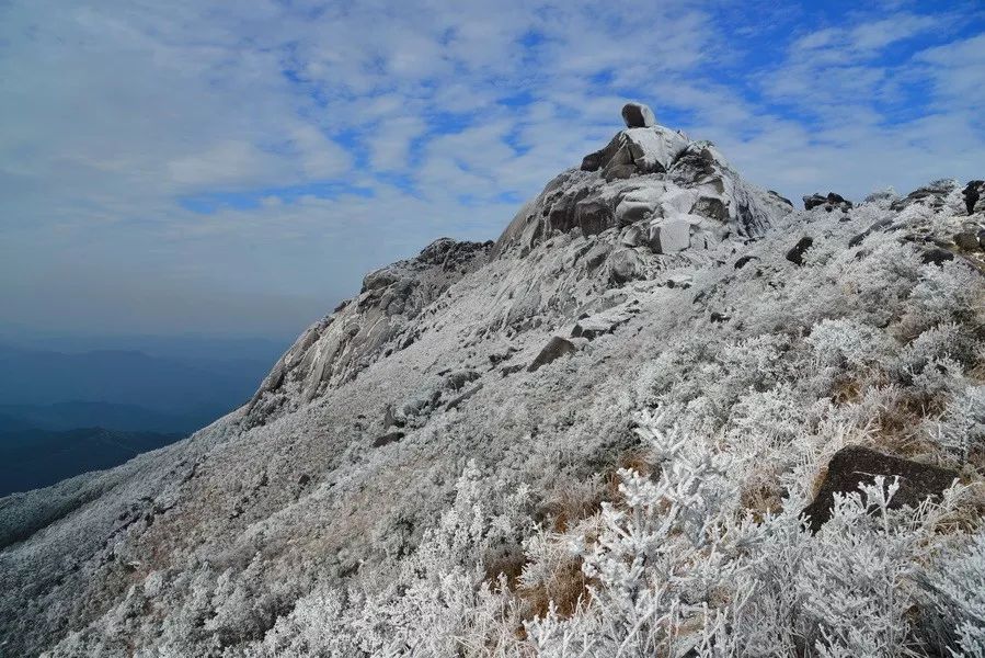 梁野山雪景图片