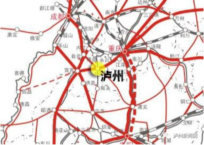 泸州高铁站路线图图片