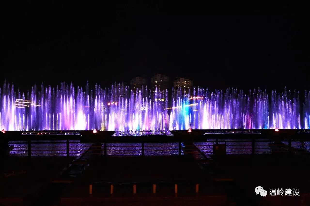 锦屏公园喷泉图片