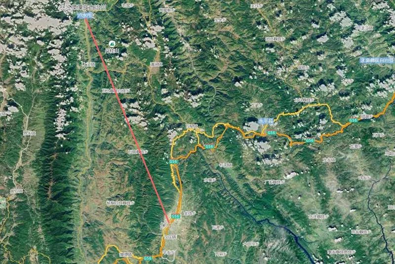 云龙泸水高速公路路线图片