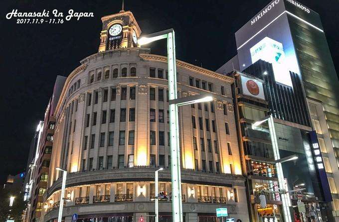 日本银座和光大厦钟楼图片