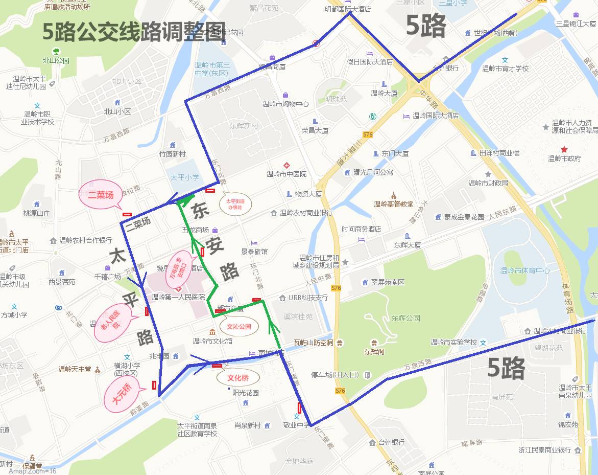 温岭401路公交车路线图图片