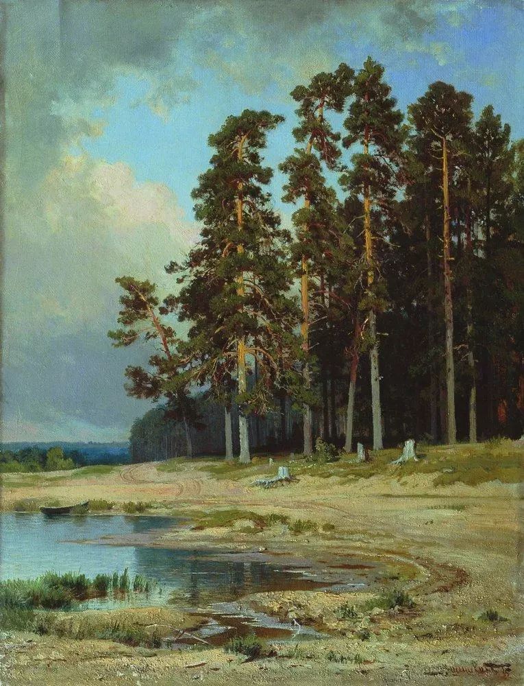 shishkin)(1832—1898)是19世紀俄國巡迴展覽畫派最具代表性的風 