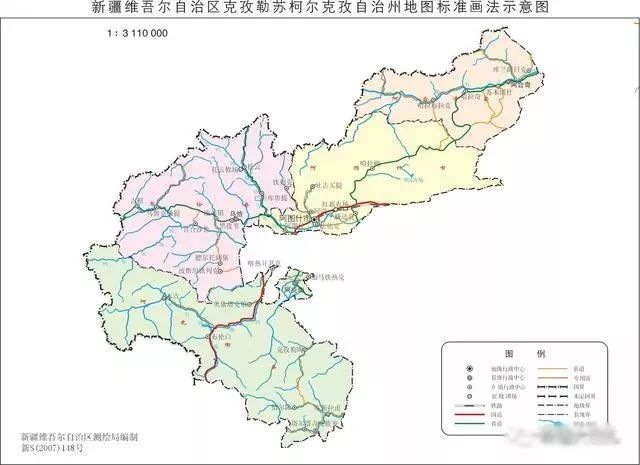 首先就是放大中国新疆地区的地图,最终确认极西点还是比较容易,正好是