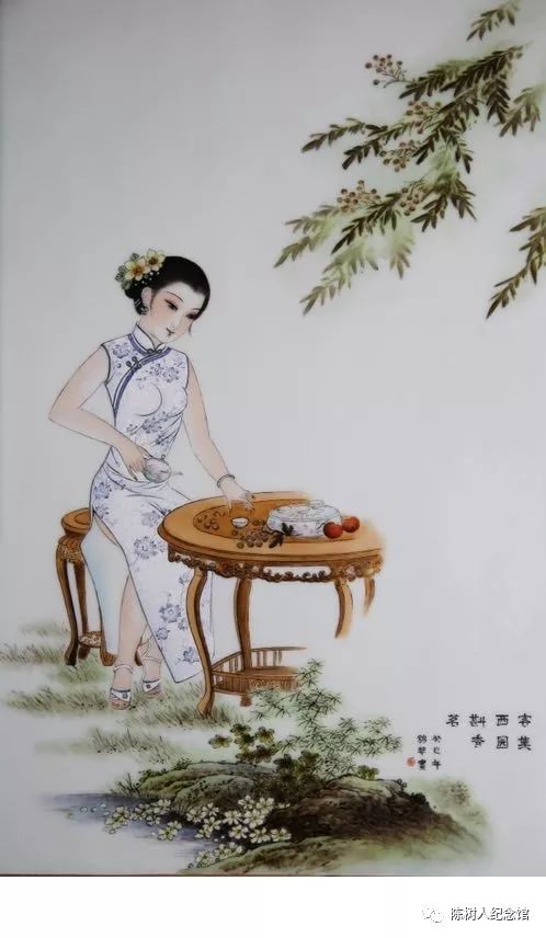 展讯丨姹紫嫣红闺门秀一一吴锦华广州西关小姐陶瓷作品赏析展