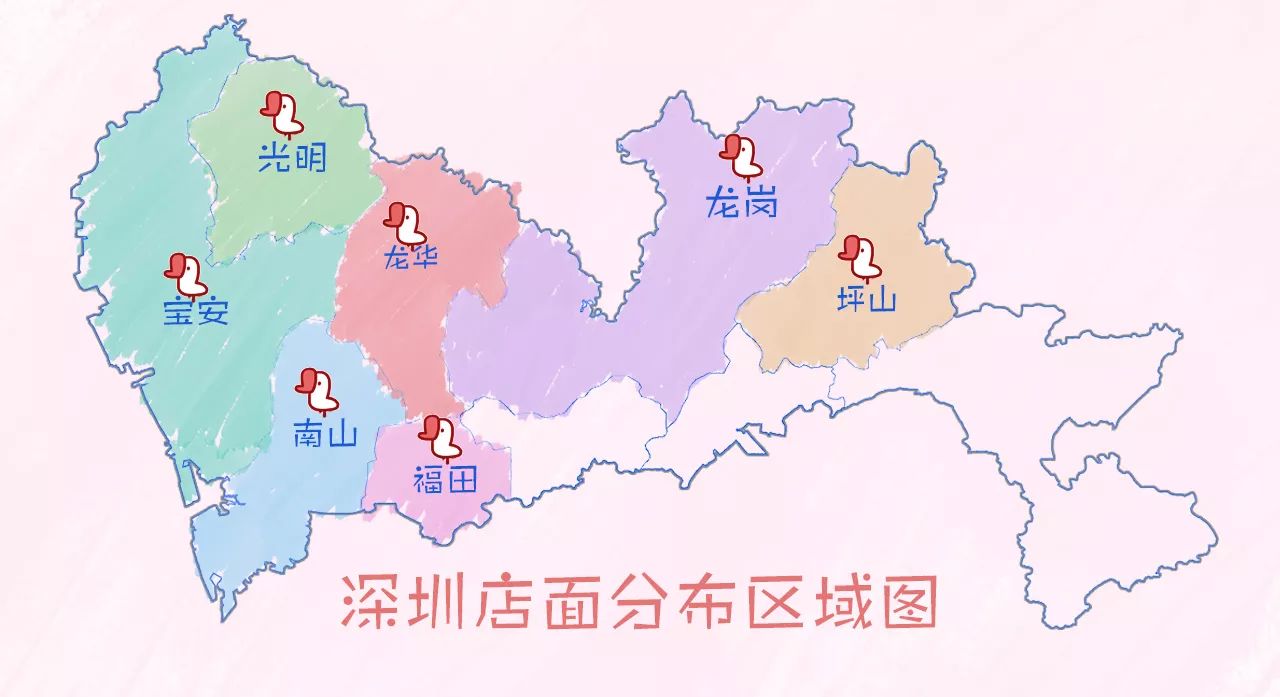 深圳龙华地图各街道图片