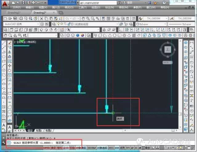 如何把jpg图片作为背景用cad描图autocad教程