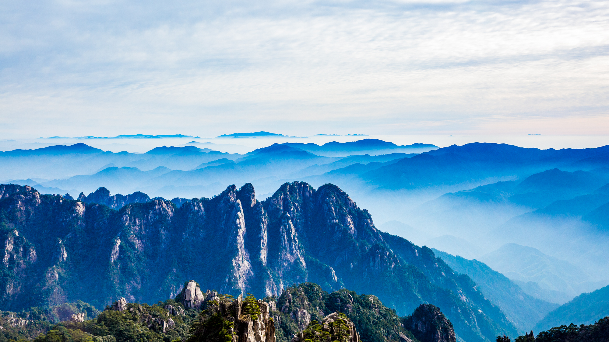 也许只有黄山,一年四季都会吸引你