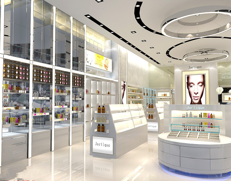 订制化妆品柜台效果图对客户以及展柜公司的重要性!