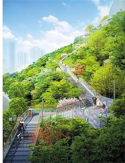 权威发布 南岸改造3处步道 建好后逛南滨路南坪更方便了!