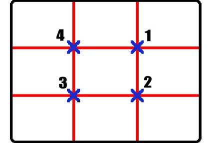 拍照井字格构图图片