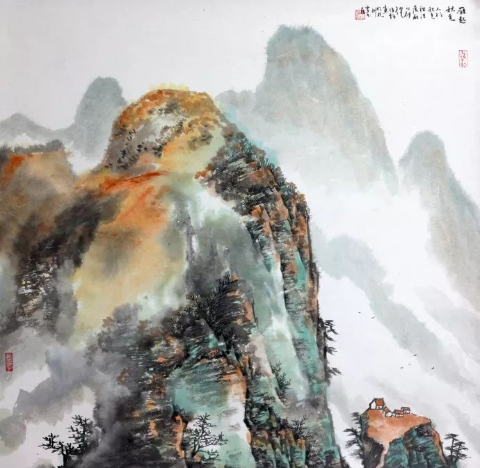 王作钧山水画图片