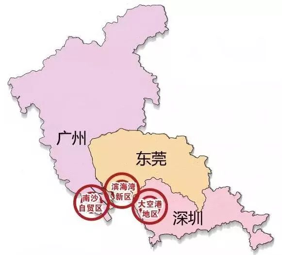 广州深圳东莞交界地图图片