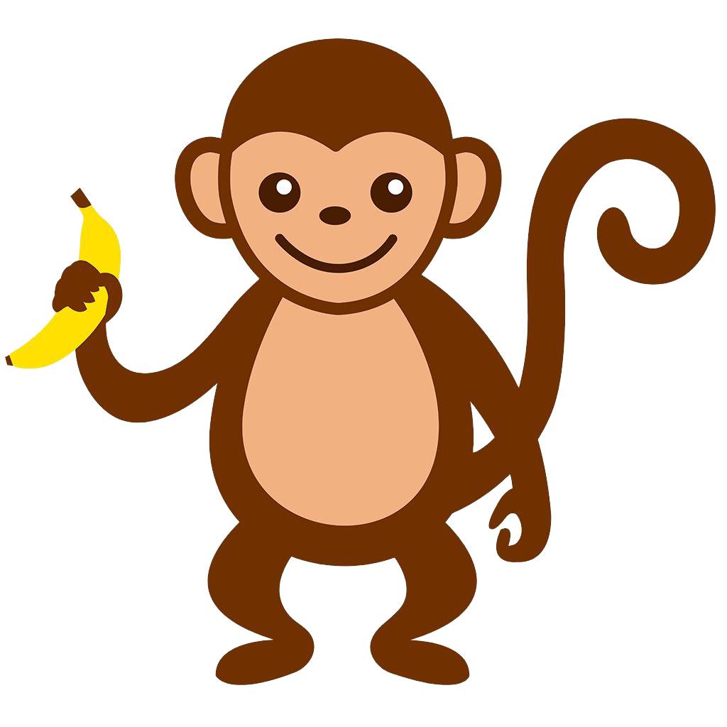 小猴子学英语画手图片