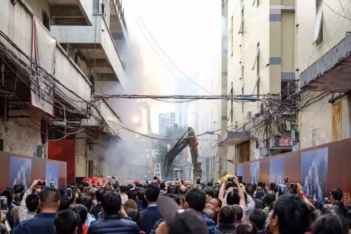 广州大坦沙河沙拆迁图片