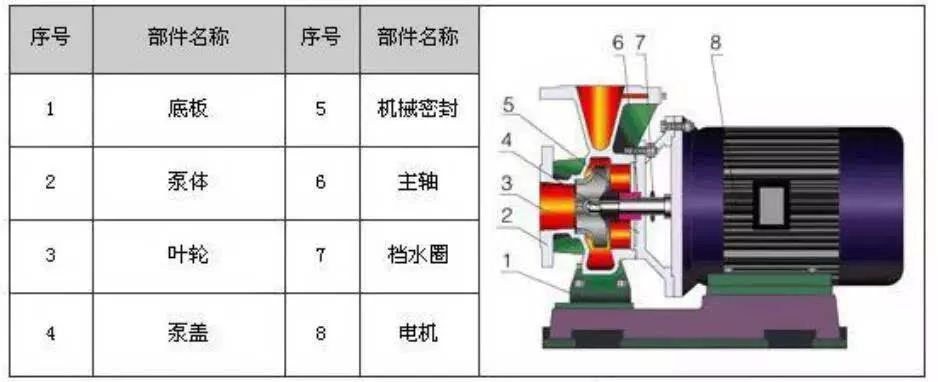 软轴泵泵头内部结构图图片