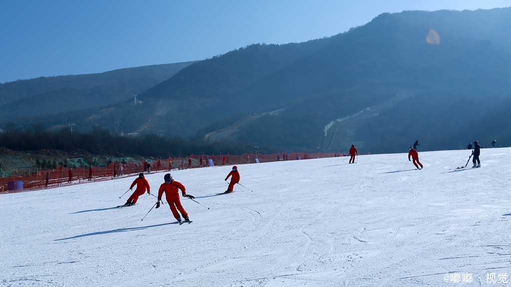 太白山鳌山滑雪场图片