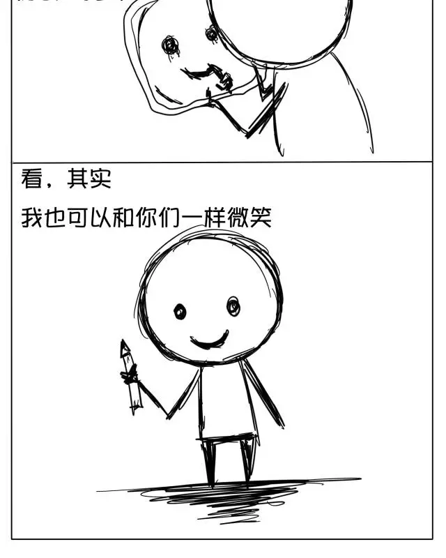 抑郁小人简笔画压力图片