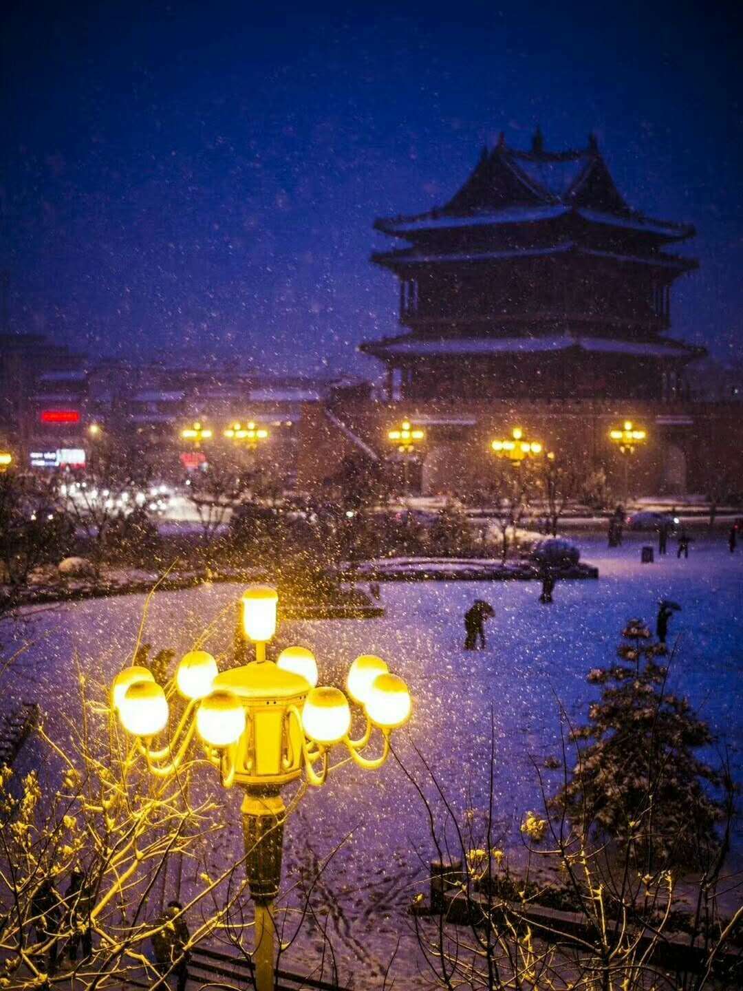 太原冬天美景照片图片