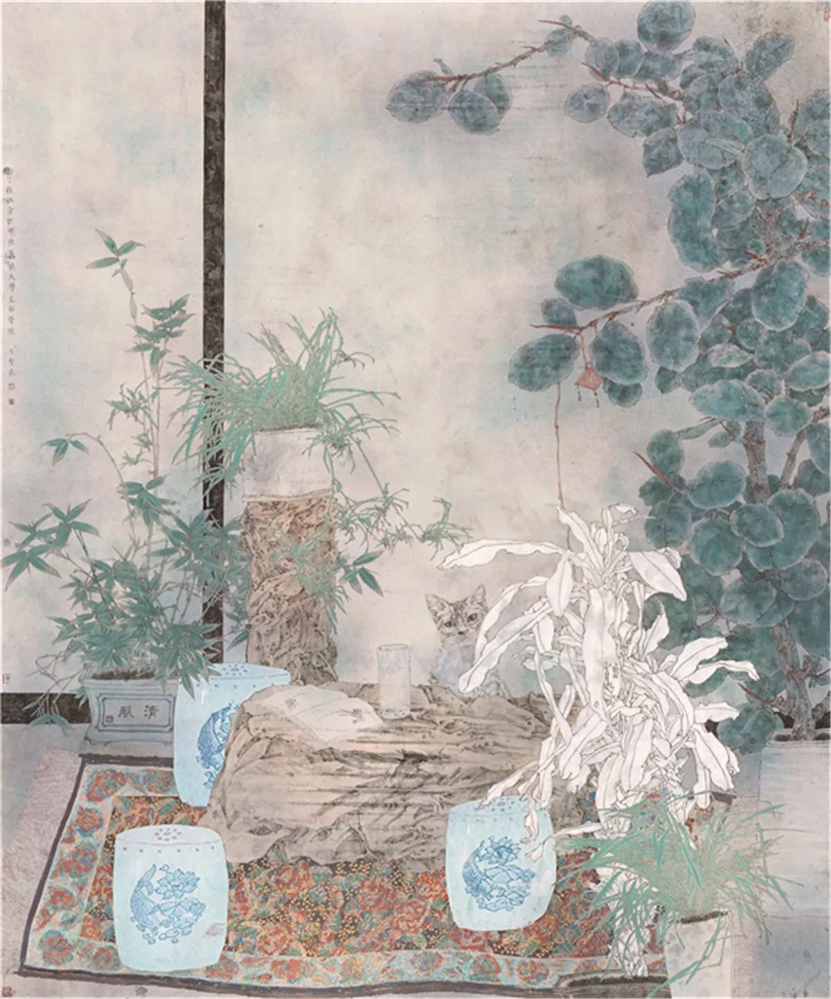 200cm×150cm 北京肖洒 美丽乡村·我们的歌 180cm×200cm 陕西张煜