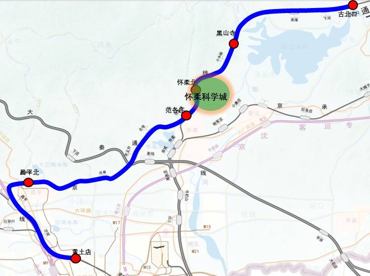 密云市郊铁路s8线图片