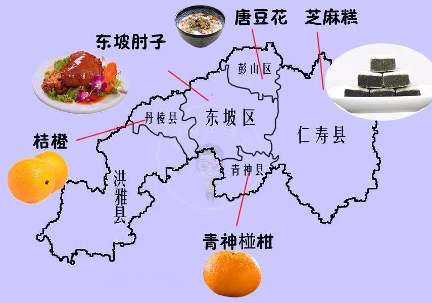 四川美食地圖首發從川a吃到川z大四川的美食太棒了