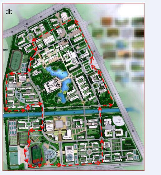 沈阳工业大学校内地图图片