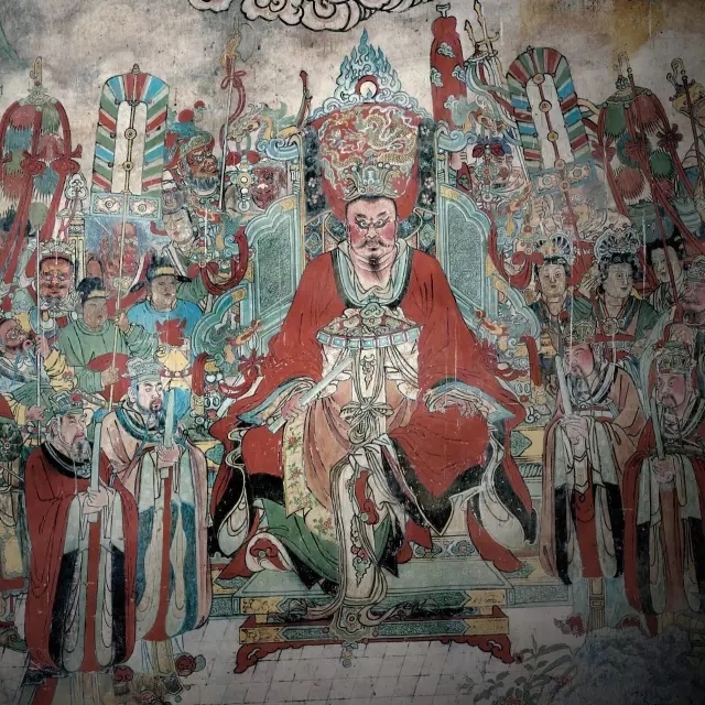 山神庙壁画图片