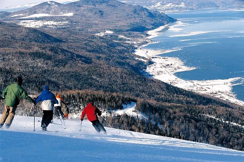 魁北克滑雪图片