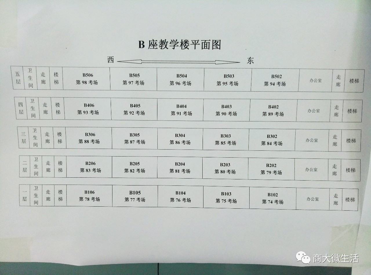 40考场座位分布图图片