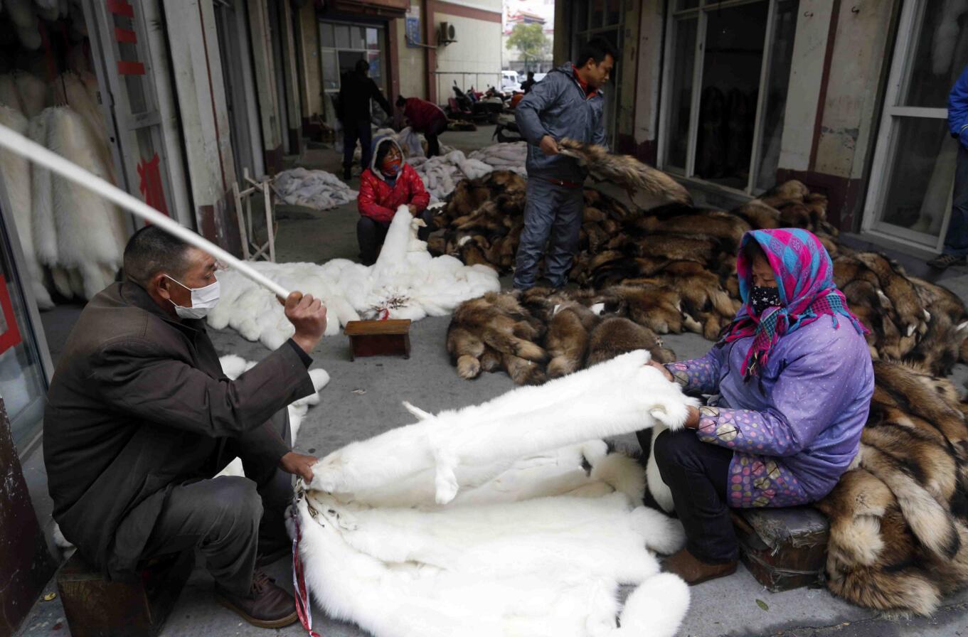 镜头下：中国最大的皮草小镇，拥有各类毛皮两千六百万张