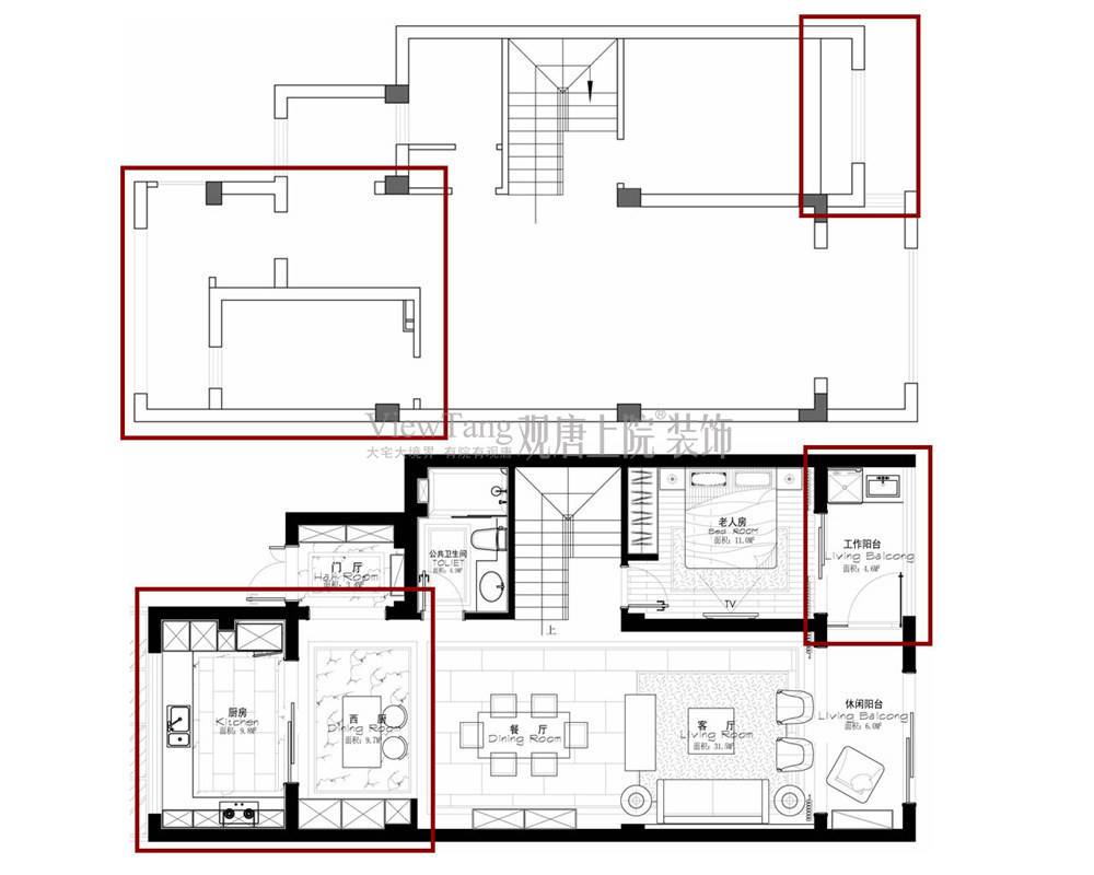 观唐上院建发独墅湾196㎡下叠竖厅户型解析