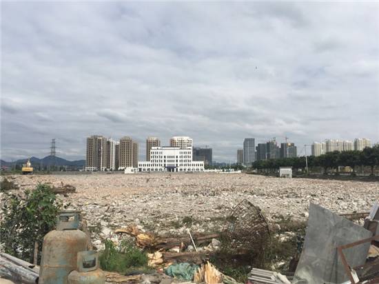 溫州市三溪片區貨站單元a-04,a-05 地塊實景地塊位於甌海潘橋街道