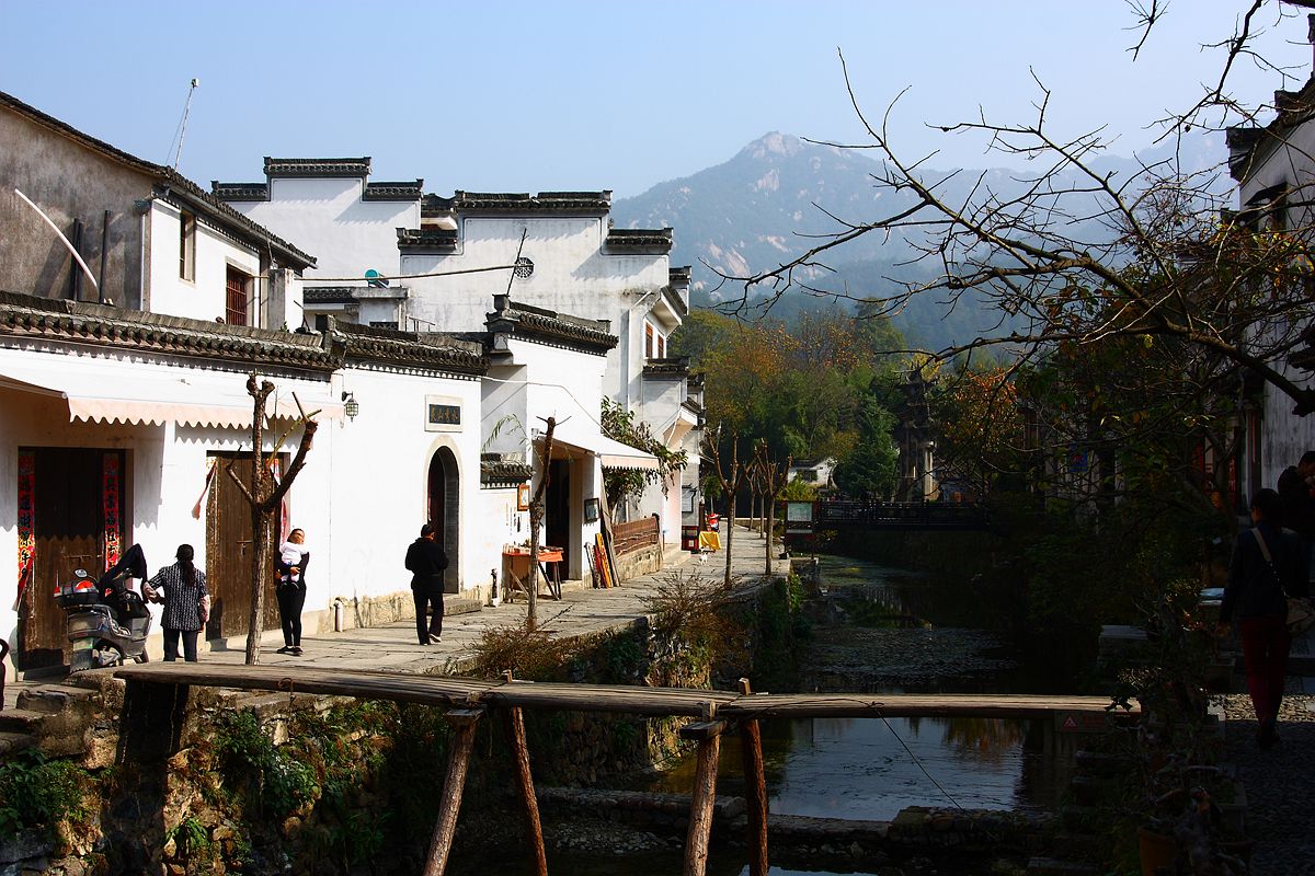 实拍皖南古村落,中国画里的乡村,每一个角落都是一副山水画