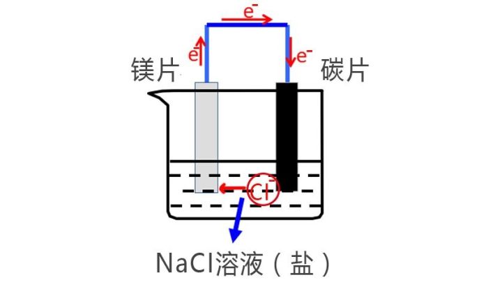 铜锌盐水电池图片