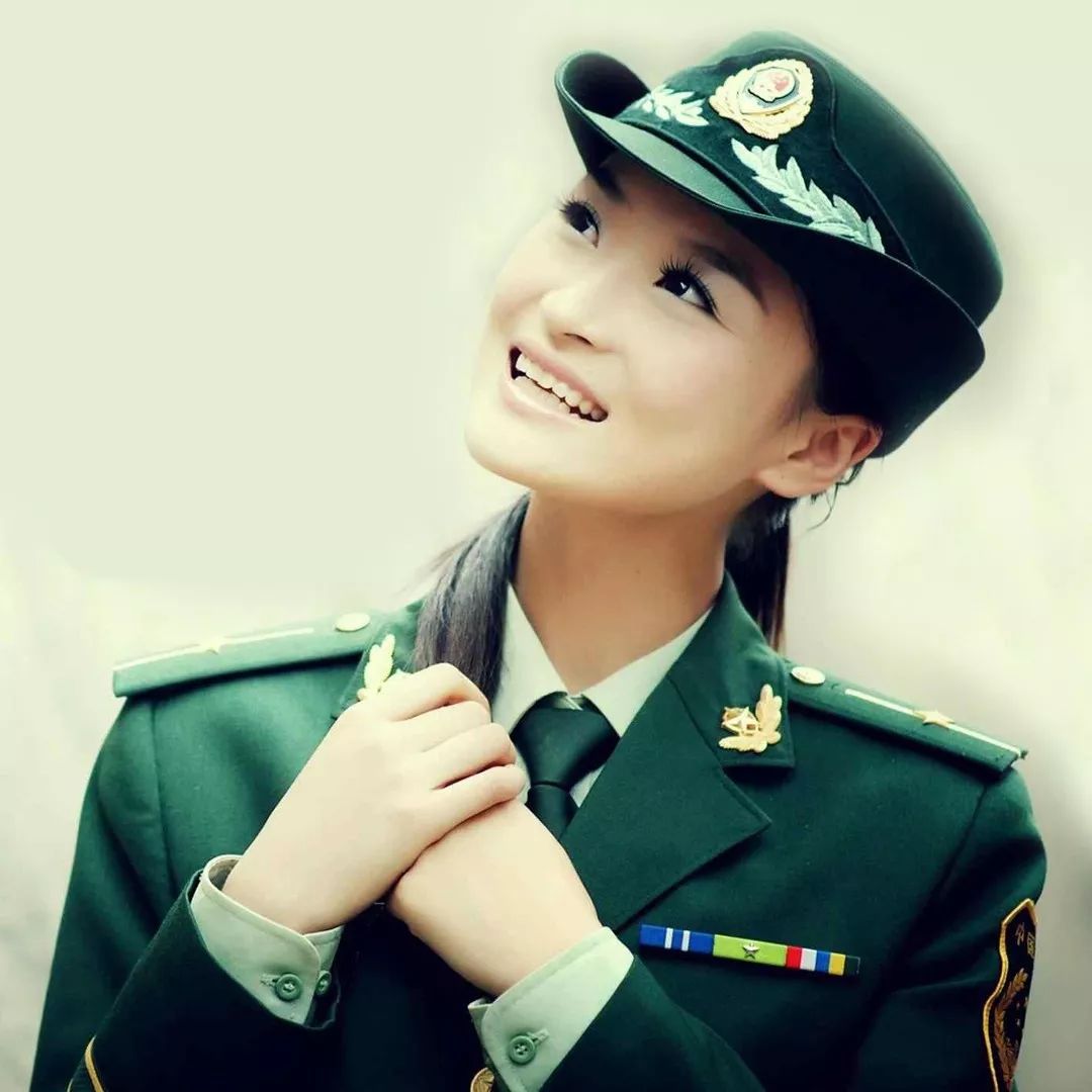 中国女兵最漂亮头像图片